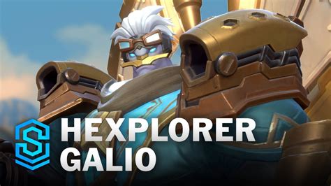 Hexplorer Galio Wild Rift Skin Spotlight Youtube