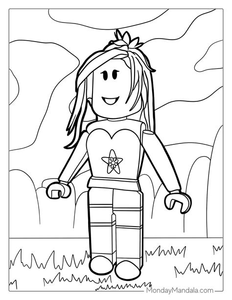 Free Roblox Color Pages At Tancarolineblog Blog