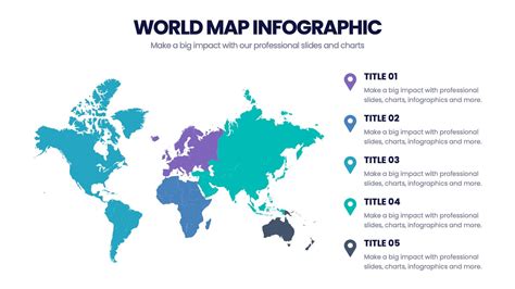 World Map Infographic Template