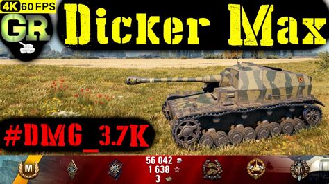 World Of Tanks Dicker Max Replay Kills K Dmg Patch Youtube