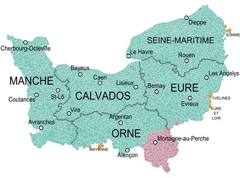 A Guide To The Departments Of Normandie New French Regions