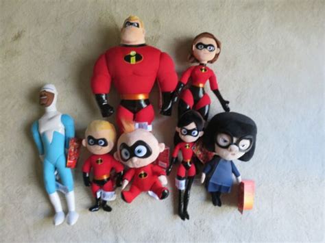 Disney Pixar Incredibles 2 Plush Dolls Set Of 7 New With Tags Ebay