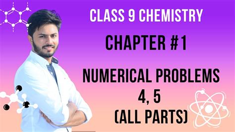 Solved Numericals 4 5 Chapter 1 Fundamentals Of Chemistry Class 9 Hak Chemistry Youtube