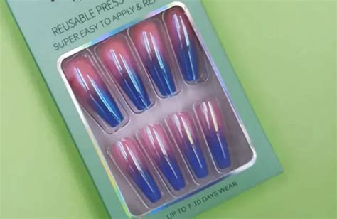 Coffin Blue Ombre Nails Best Options In