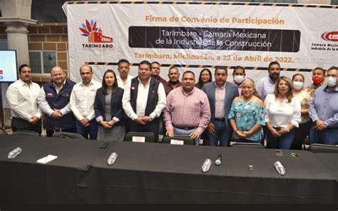 Firman Convenio De Colaboraci N Gobierno De Tar Mbaro Y Cmic C Mara