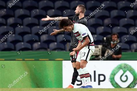 Portugals Joao Felix Celebrates After Scoring Editorial Stock Photo ...