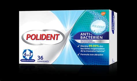 Polident Anti Bacterien Nettoyant Pour Appareils Dentaires En De