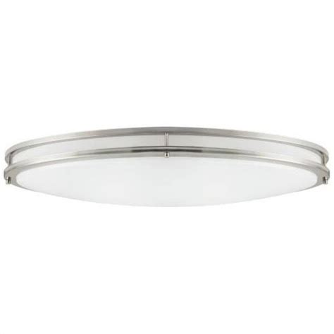 Sunlite In Light Oval Brushed Nickel Dimmable Selectable Led