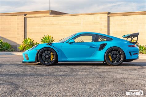 Miami Blue Porsche Gt Rs Gmg Racing