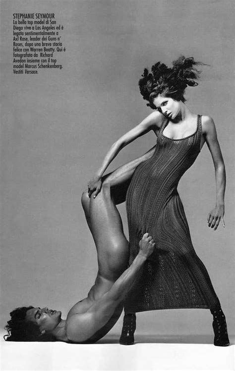 Oh Yeah Pop Stephanie Seymour Marcus Schenkenberg For