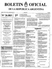 Boletín Oficial de la República Argentina 1990 1ra sección República