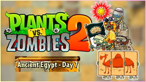 Plants Vs Zombies 2 Ancient Egypt Day 7 Gameplay PvZ 2 Level 7 PvZ2