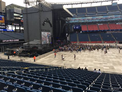 Gillette Stadium Section 112 Concert Seating RateYourSeats - Seating