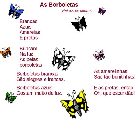 Curta Literatura As borboletas De Vinícius de Moraes