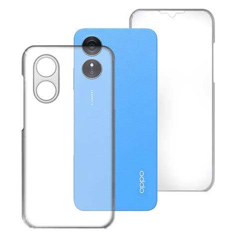 Funda Doble Oppo A58 A78 5G Silicona Transparente Delantera Y Trasera