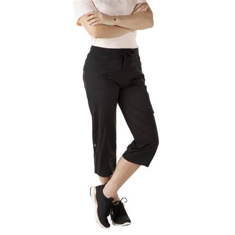 Cg Cg Womens Plus Size Suzanne Knit Waist Leg Roll Capris Cg3214