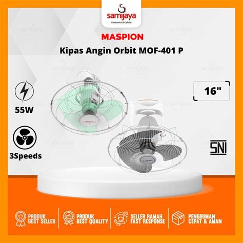 Jual Kipas Angin Plafon Maspion Mof P Orbit Fan P Warna