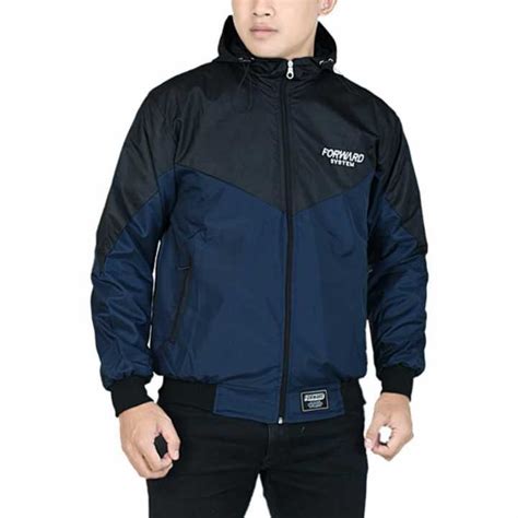 Ez Jaket Harrington Jaket Parasut Pria Jaket Waterproof Pria