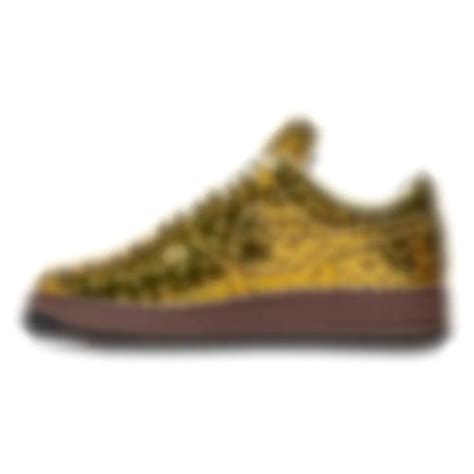 Louis Vuitton X Nike Air Force 1 Low Metallic Gold