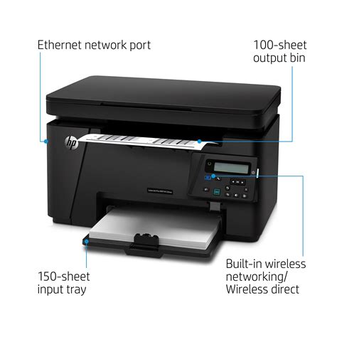 HP LaserJet Pro M125nw Multi Function Black And White Printer Buy