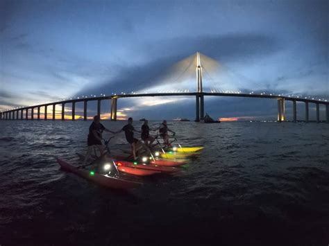 Empresa Oferece Passeio De Bicicleta Sobre O Rio Negro Em Manaus