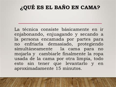 BAÑO DE ESPONJA LIC ENF NÈSTOR DSAMPER BAÑO EN CAMA El Baño en Cama