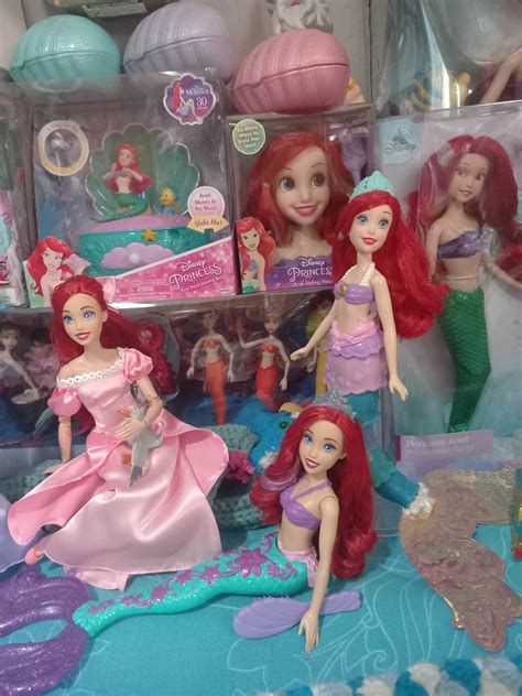 Some Of My Ariel Dolls I Am So Excited For The Live Action Ariel Dolls And Toys R Dolls