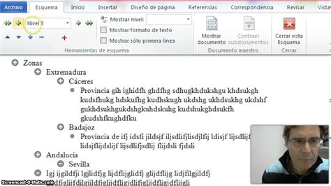 Vista Esquema Word Youtube