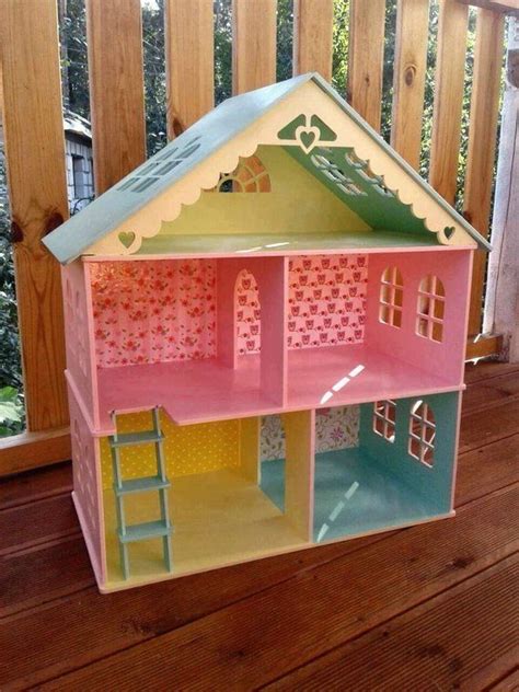 Pin by Meike Koziol on Puppenhäuser Barbie doll house Wooden dolls