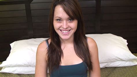 18 Year Old Brunette Teen Sucks Cock ThisVid