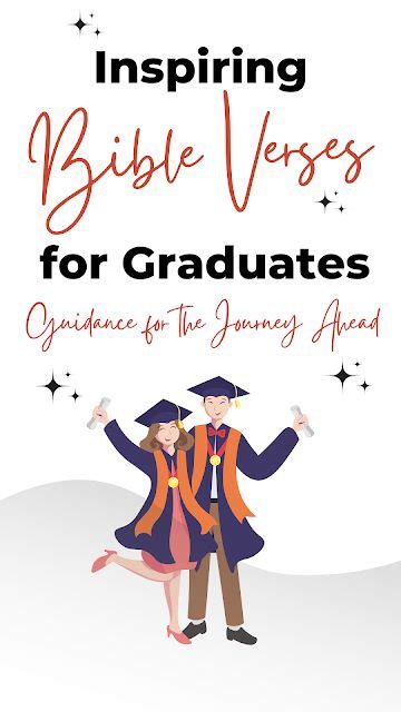 Image Of Cartoon Graduates With Text Inspiring Bible Verses For