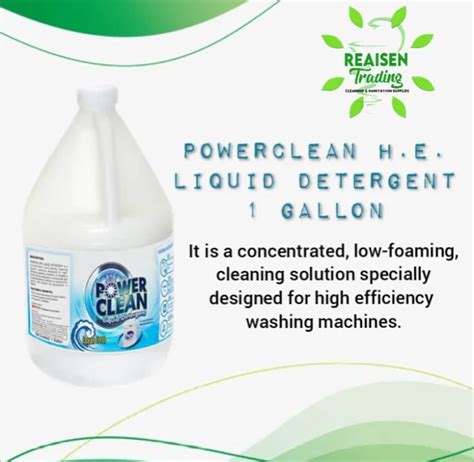 Powerclean He Liquid Detergent Gallon Lazada Ph