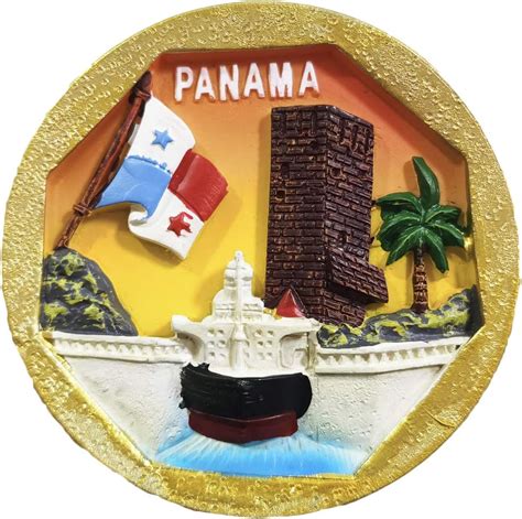 Amazon Panama D Refrigerator Magnet Resin Travel Souvenirs