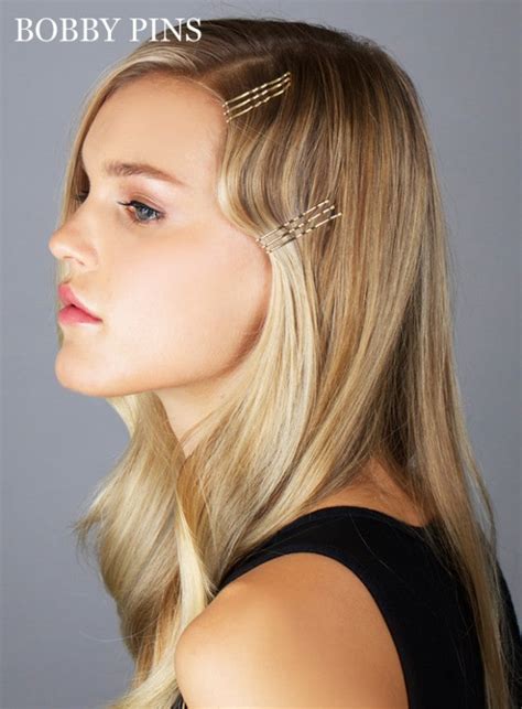 14 Fantastic And Easy Hairstyles You Can Create With Colored Bobby Pins