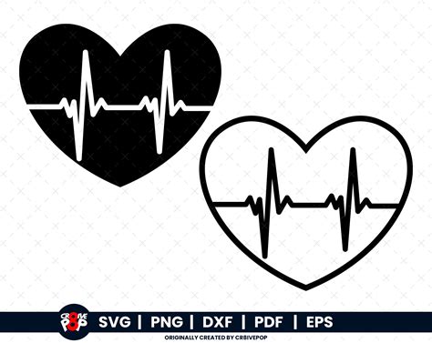 Heartbeat Svg Nurse Life Svg Heart Beat Svg Nurse Svg Healthcare