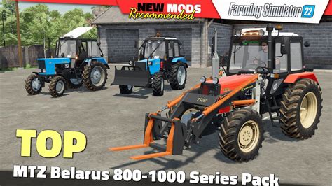 Fs22 Mtz Belarus 800 1000 Series Pack Farming Simulator 22 New Mods Review 2k60 Youtube