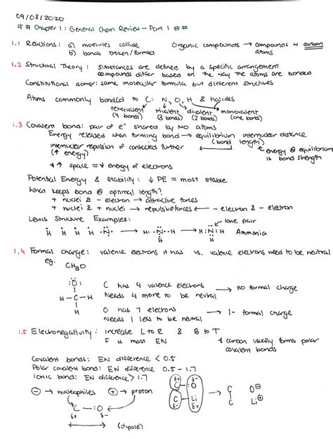 Chapter 1 General Chem Review Part 1 09 08 Chapter 1 General Chem