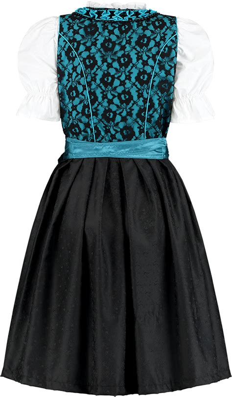 Dirndl Zwart Antiek Blauw Cm Luxe Dlg Kopen Carnavalsland Nl