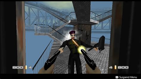 Goldeneye N64 Enemy Rockets Double Silenced PP7 Pistol Only 00 Agent On