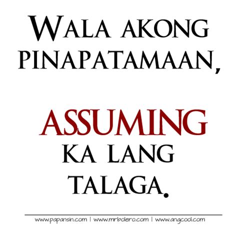 Patama Quotes Ang Tamaan Guilty