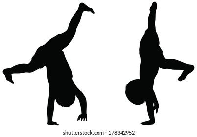 430 Cartwheel silhouette Images, Stock Photos & Vectors | Shutterstock