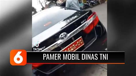 Viral Wanita Pamer Mobil Mewah Berplat Nomor Dinas TNI Yang Ternyata