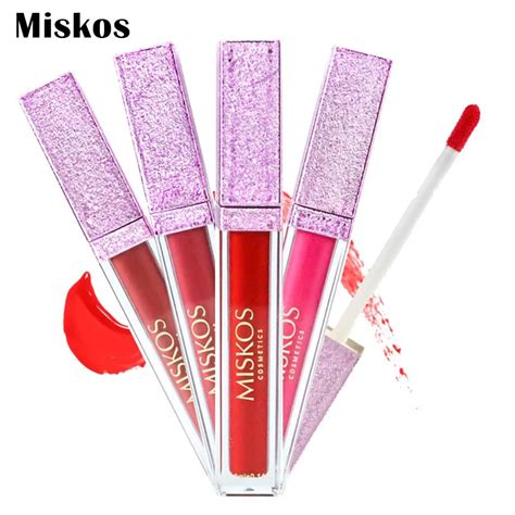 Long Lasting Lip Gloss Matte Liquid Lipstick Waterproof Lip Tint Cosmetic Metallic Lip Gloss