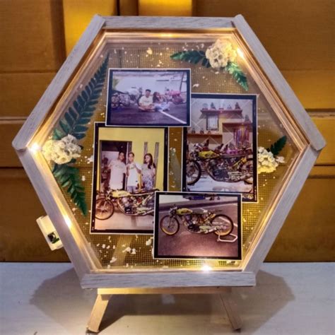 Jual HEXA STIK LED FRAME STIK ES KRIM CUSTOM BINGKAI FOTO STIK KADO