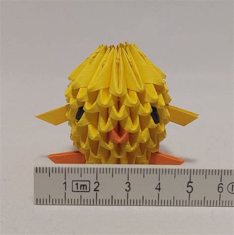 3d Origami Chick Etsy