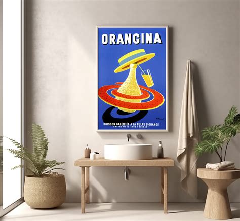 Orangina Poster Vintage Orangina Advertisement 1930s Italy