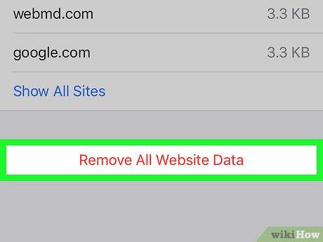 Comment Effacer Les Donn Es De Sites Dans Safari