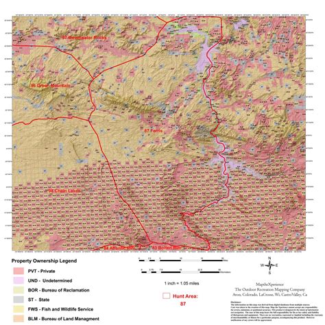 Wyoming Deer Hunt Area 87 Hunt Wyoming Map By Map The Xperience Avenza Maps Avenza Maps