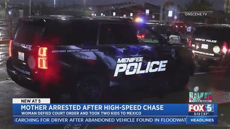 Mother Arrested After High Speed Chase Youtube