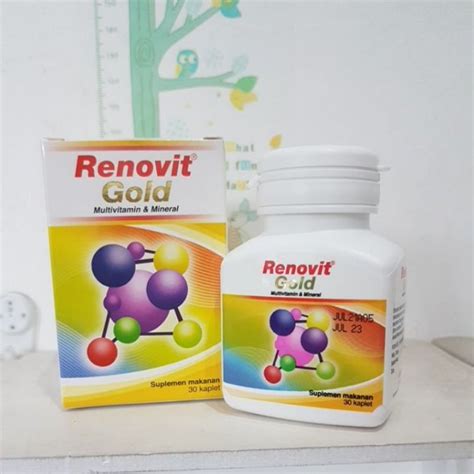 Jual Renovit Gold Botol Kaplet Multivitamin Mineral Usia Tahun Ke